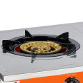 2 Burner Table Gas Stove stainless steel double gas cooktop  kitchen